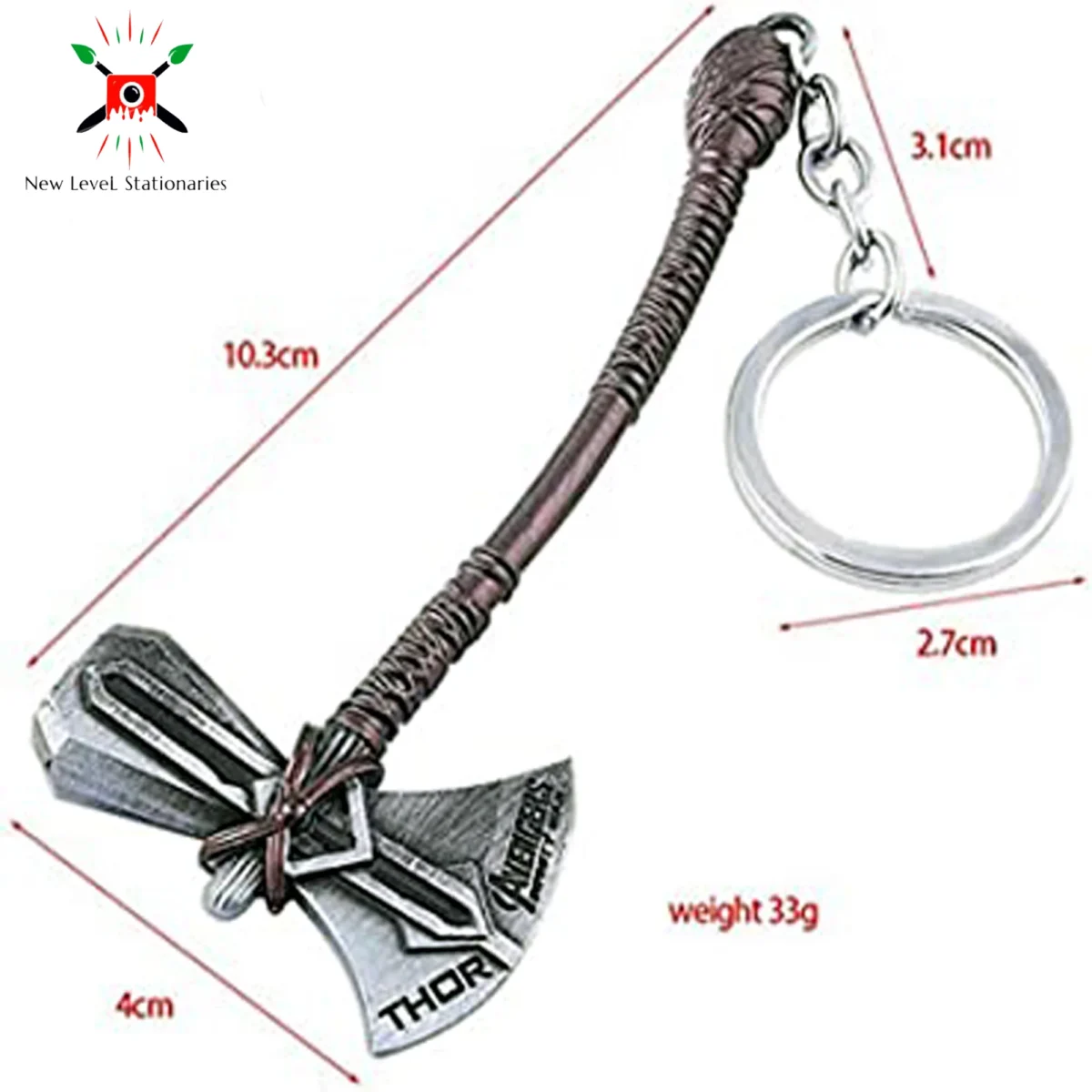 Thor Hammer Keychain – Avengers Keychain – Hammer Key Ring keychains ...
