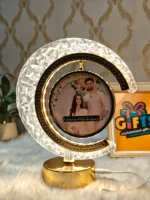 Crystal Moon Lamp ( Double Side Picture)